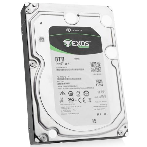 Image of Seagate Exos 7E8 8TB 7200 RPM Nearline SAS 3.5-Inch Enterprise Hard Drive (ST8000NM0075) (Renewed)