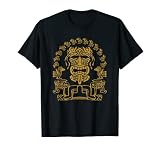 Grand masque mystique maya aztèque inca T-Shirt