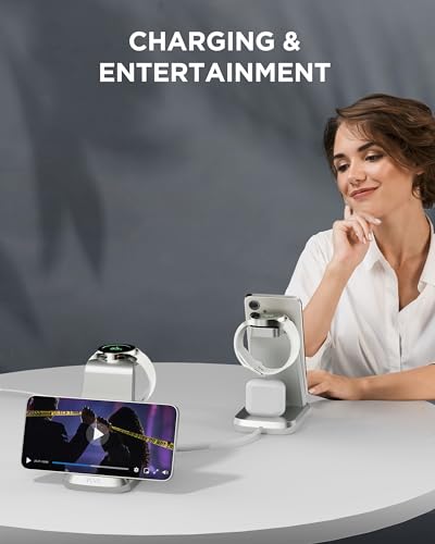 Image of VCVS Ultimate 36W Fast Charging Station - 3 in 1 Charger for Samsung Galaxy