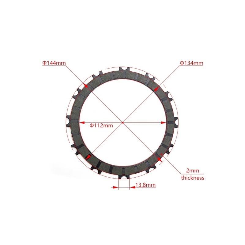 Disques embrayage moto résistant surchauffe EXC TE 300 - 2