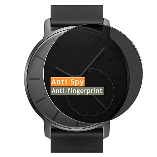 Vaxson Privacy Screen Protector, compatible with Withings Activite Pop Smartwatch Hybrid Watch Anti Spy Film Protectors Sticker [ Not Tempered Glass ]