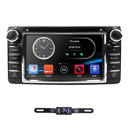 hizpo Universal Car DVD Player for Toyota Camry Corolla RAV4 4Runner Hilux Tundra