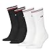 Produktbild Tommy Hilfiger Unisex Crew Socken, Weiß/Schwarz, 43/46 (4er Pack)