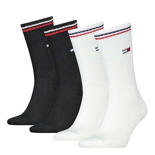Chaussettes unisexes Tommy Hilfiger lot de 4 pour éviter les frottements en taille 39-42
