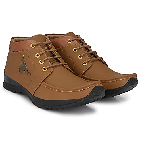 Image of Men's Casual Boots for Men Stylish, Durable & Comfortable Everyday Footwear for Travel, Work, or Outings, Ideal for All-Season Casual Use