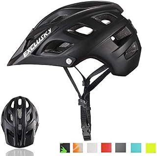 Exclusky Mountain Bike Helmet MTB Bicycle Cycling Helmets for Adult Women and Men