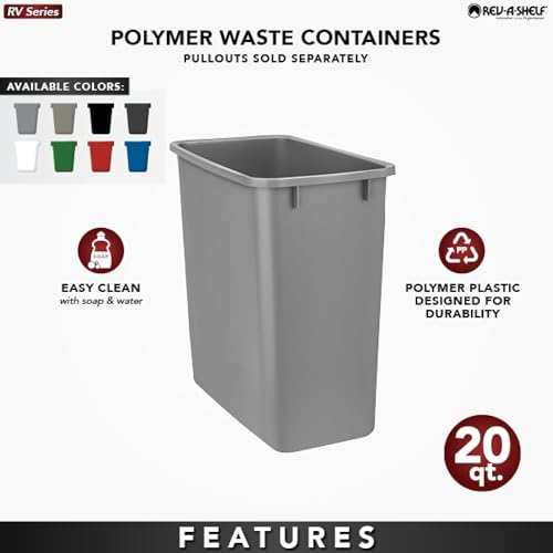 Contenedor de Repuesto Polímero 20 qt Blanco miniatura 4