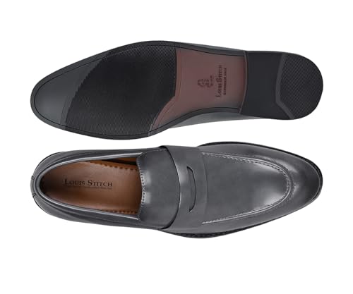 Image of LOUIS STITCH Loafers Formal Shoes for Men | Slip-On Moccasins | Ideal for Business, Casual, Parties (RGMC S)