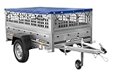 UNITRAILER Pkw Anhänger Garden Trailer 200 Kipp, 750kg, Laubgitter