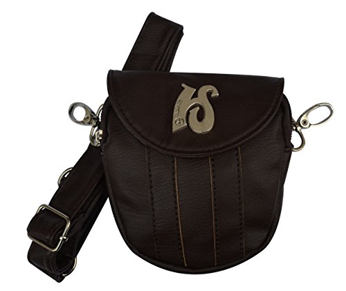 Brown Faux Leather Hipbag