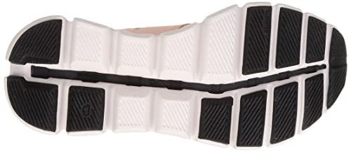 On Women's Cloud X 3 Sneakers, Rose/Sand, Pink, 7.5 Medium US4