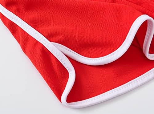 Girls 3-Pack Athletic Shorts Toddlers Workout Active Running Shorts Dolphin Gym Short Pants with Bow 3-10 Years 6 41j7vbvJ1VL. AC