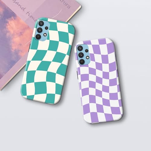Image of COLORflow Back Cover Compatible with Samsung Galaxy A52 4G / 5G / A52S 5G | Chess Checkered Customized | Glossy Armoured Bumper with Camera Protection Back Cover