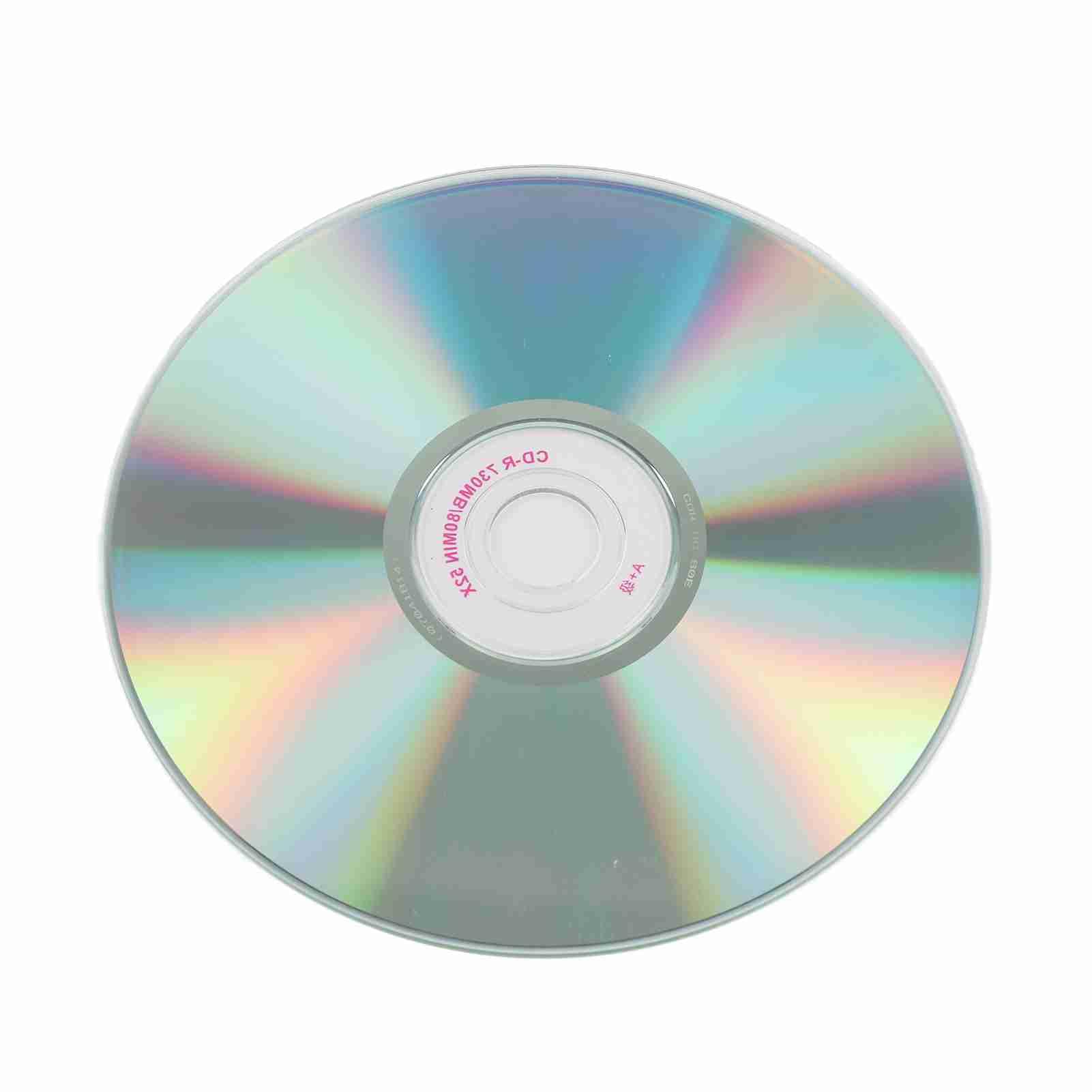 ANGGREK Dischi CD R Vergini, Disco Registrabile per PC 730 MB 52X, CD Vergini Non Riscrivibili per L'archiviazione di Immagini Digitali, Dati Musicali, Compatibile con per per Utenti (50 pezzi)