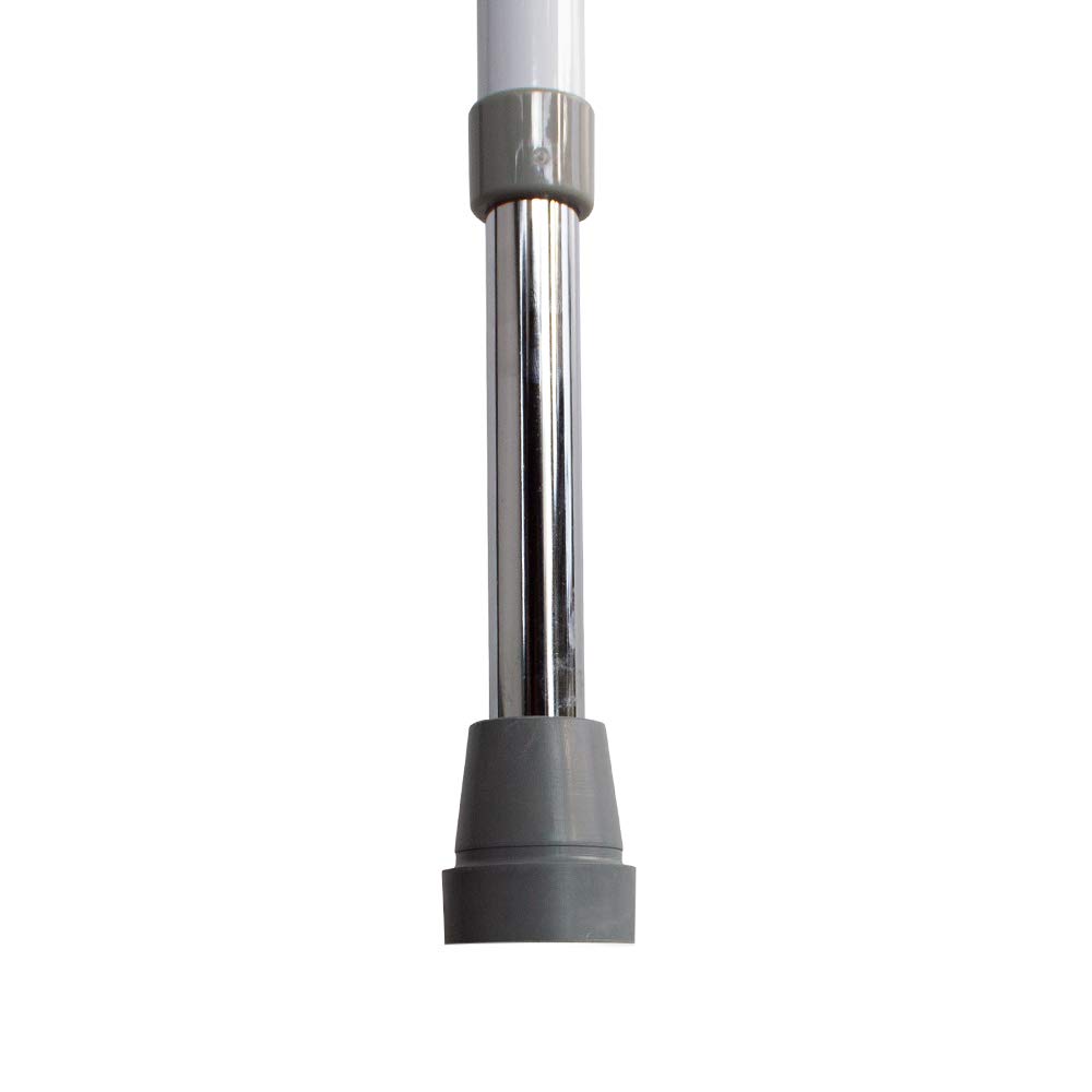 Mobiclinic, Barra auxiliar para baño, Cimbra, Marca española, Abatible de minusválidos, Doble asidero con pie, Apoyo mayores altura regulable, 15x75 cm