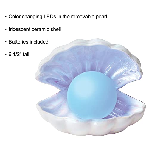 What On Earth Pearl Shell Lamp With Color Changing Led Pearl Lamp, Bedside Shell Light Pearl Night Light #TOP1