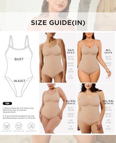 Image of Shapewear Tummy Control BodySuit Seamless Body Shaper Butt Lift Full Body Suit