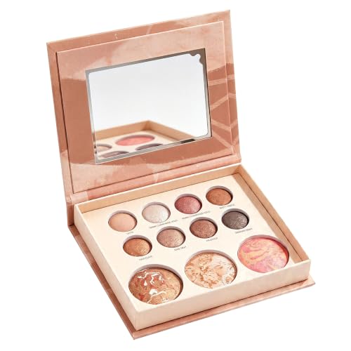 Portable Makeup Palette for Full Face, Eyeshadow Palette for older woman