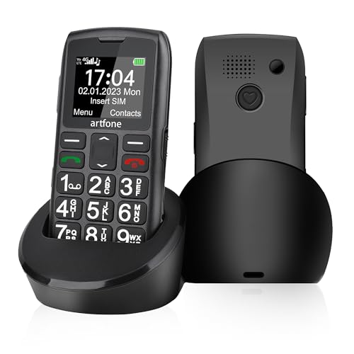 artfone C1+ 4G Unlocked Volte Big Button Cell Phone for Seniors,...