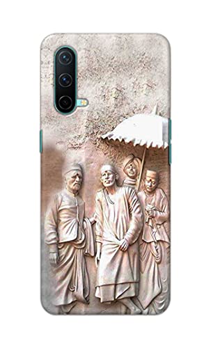 Image of Printed Hard Back Cover Case for OnePlus Nord CE 5G Back Cover (Sai Baba) -1803
