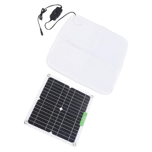 Image of Solar Panel Heating Blanket 12V 50W Rapid Uniform Heating Soft Portable Pet Heating Pad for Car Outdoor Use