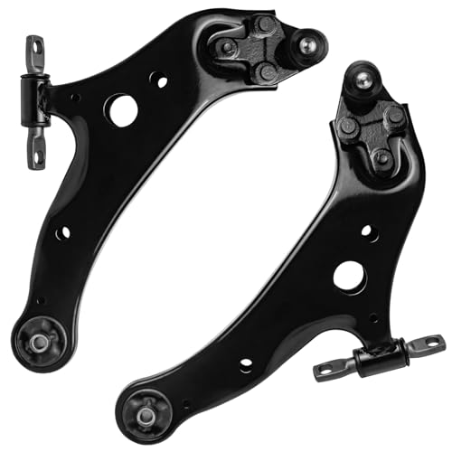 Image of Detroit Axle - 4pc Front Struts Control Arms for 2010-2013 Highlander RX350 RX450h, Quick Struts w /Coil Spring Lower Control Arms 2011 2012 Replacement Quick Install Ready Struts Shocks Assembly