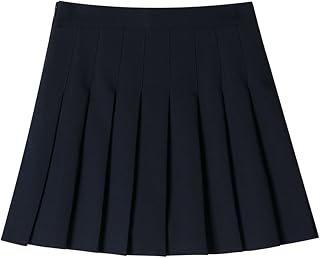 [SYRHSYB] 制服 長さ39cm ボタンタイプ 無地スカートミニスカート リーツスカート 女子高生 JK 学生服 ハイウエスト コスプレ遊園地 学園祭 文化祭