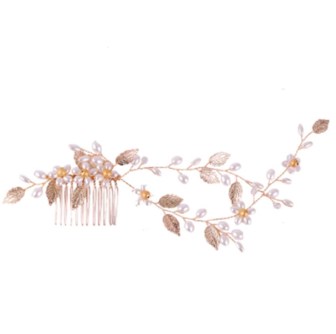 Pettini Laterali Donna Pettini per Capelli Fasce per Capelli da Sposa Accessori per Capelli da Sposa Pettine per Capelli in Cristallo Floreale Fascia per Capelli Pettinini Fermacapelli
