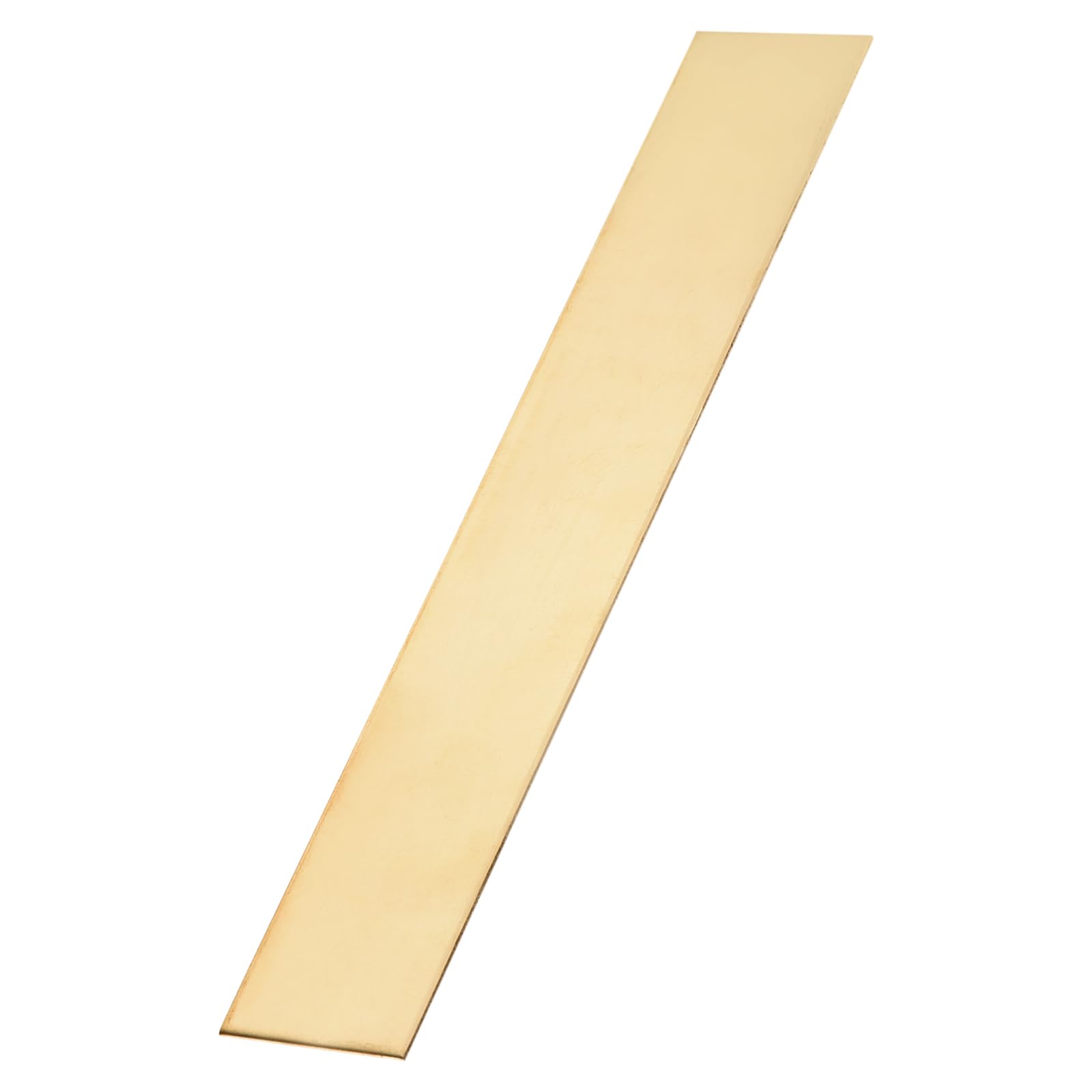 uxcell 1 Pcs H62 Brass Flat Bar Stock, 0.03