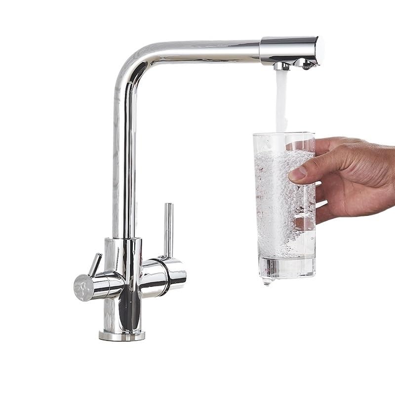 Robinet de cuisine à filtre pour éliminer les bouteilles plastiques