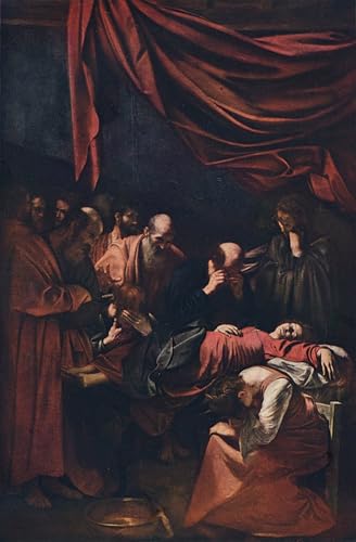 Tableaux Graffiti Caravaggio Mort de la Vierge Impression Art Mural Moderne 60x90cm
