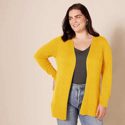 Image of Amazon Essentials Women's Lightweight Long Sleeve Open-Front Cardigan Sweater (Available in Plus Size)