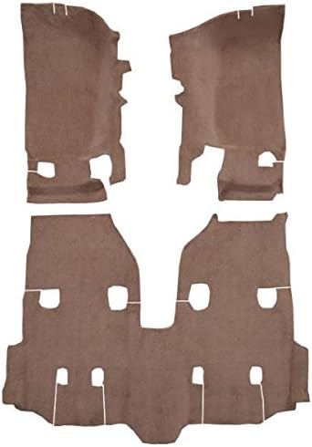 ACC Automotive Carpet Compatible with 2011 to 2018 Jeep Wrangler, Unlimited, Passenger Area, JK (801-Black Plush Cut Pile)