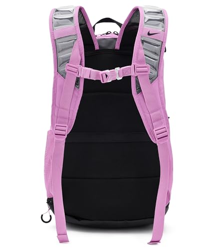 Image of Nike Unisex Varsity Elite Backpack (32L) Light Magenta /Black /Light Photo Blue, One Size