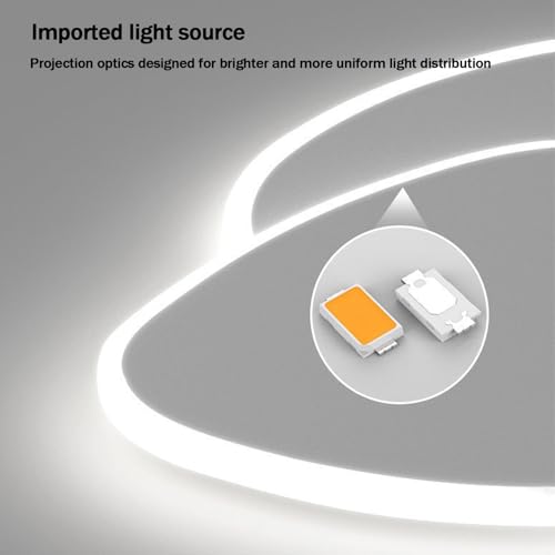 Luminaire plafonnier acrylique variable de 2700K à 6500K avec télécommande longue portée
