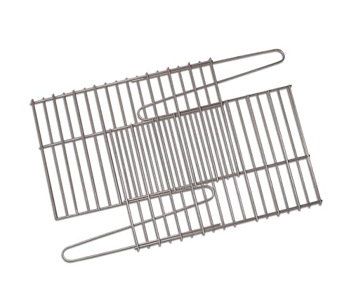 GrillPro 91250 Universal Fit Adjustable Rock Grate, Stainless Steel