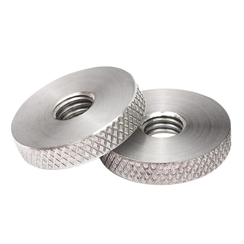Écrou moleté plat M6 résistant à la rouille pour assemblages étroits sans outils - 4