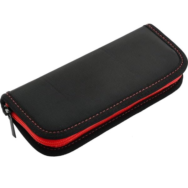 DESIGNA DARTS Fortex Personalised Dart Case | Strong Protective | Black & Red