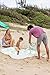 Baby Beach Pool | 2-in-1 Kiddie Pool and Beach Blanket | Flexible Toddler and Baby Pool | Beach Toys for Kids & Toddlers | 6x6 Feet with Waterproof Carrying Bag | Beach Puddle (Sage Monstera Leaves)