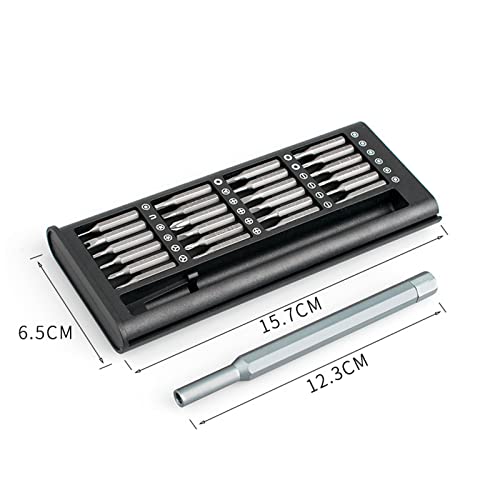 NC Mini kit de chave de fenda 25 em 1 ferramenta manual com caixa de armazenamento Bit de driver mag