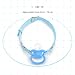 Imagen de LittleForBig Chupete para adultos Gen II con correa de cuero ajustable azul