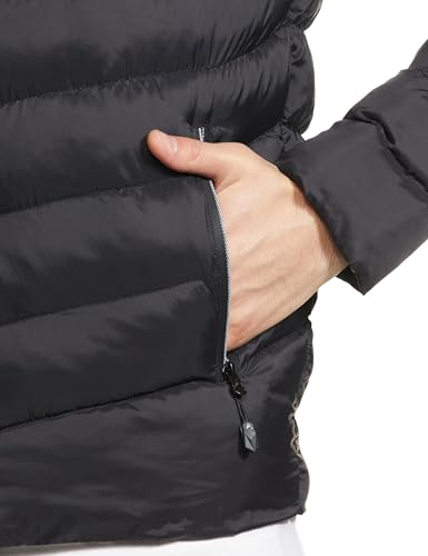 Image of Qube By Fort Collins Men's Regular Fit Puffer Jacket - Warm, Lightweight, Insulated Winter Outerwear