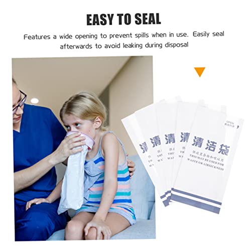 PLAFOPE 150 Peças Saco De Papel De Vômito De Aviação Carro Vomitar Saco Bolsa De Estômago Saco De Li