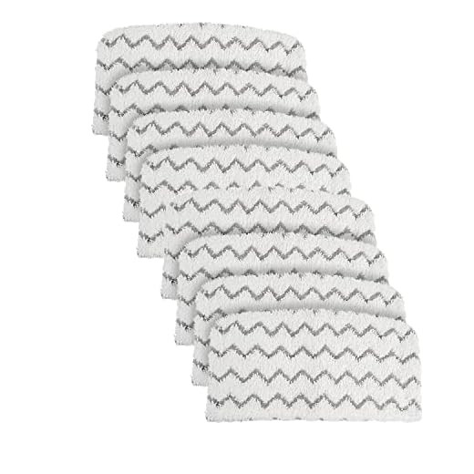 8 Pack Steam Mop Replacement Pads Compatible with Shark S1000 S1000A S1000C S1000WM S1001C, Washable Replacement Steamer Mop Pads