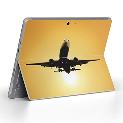 Surface Go 3 / Surface Go 2 Surface Go 全世代対応 専用スキンシール サーフェス go igsticker シール スキン 保護 フィルム ステッカー アクセサリー 000850 写真・風景 飛行機 夕焼け