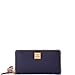 Dooney & Bourke Lg Pebble Zip around Wristlet Crossbody Midnight
