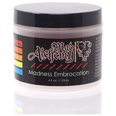 Mad Alchemy Madness Hot Warming Embrocation 4 oz jar Cover