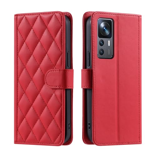 Étui portefeuille cuir pour Xiaomi 12T Pro et K50 Ultra avec porte-cartes