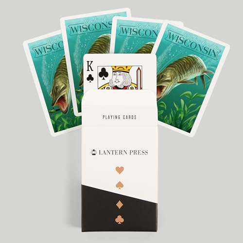 Lantern Press Naipes Poker Tamaño Estándar 52 Cartas miniatura 6
