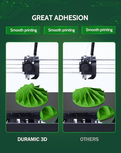 Image of DURAMIC 3D PLA Filament Basic for 3D Printer Neatly Wound Easy Printing | 3D Printing Filament 1.75mm, Dimensional Accuracy + /- 0.02 mm, Fit Most FDM 3D Printers 1KG PLA Olive Green